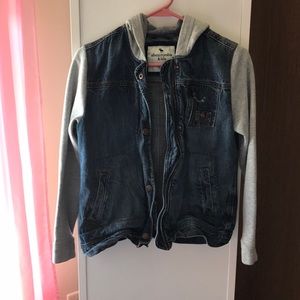 a jean jacket from abercrombie & fitch kids :)
